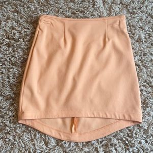 Pink-orange BCBG Mini skirt